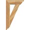 Ekena Millwork Traditional Traditional Rough Sawn Bracket w/ Offset Brace, Western Red Cedar, 6"W x 18"D x 30"H BKT0604X18X30TRA01RWR - alternate 3